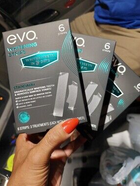 Lot Of 3 EVO Whiting Strips Packs 18 Strips Total